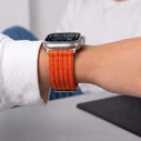 Tech-Protect Nylon Sport Apple Watch 8 / 9 / 10 / 11 / SE / Ultra 44 / 45 / 46 / 49mm Orange