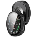 Tech-Protect Defense Samsung Galaxy Watch 8 / 9 44 mm Matte Black & Clear [2 PACK]