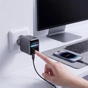 Tech-Protect PowerVision NC45W-GaN USB-C Network Charger PD 45W Dark Grey