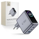 Tech-Protect PowerVision NC100W-GaN USB-A, 2xUSB-C Network Charger PD 100W / QC3.0 Dark Grey