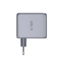 Tech-Protect PowerVision NC100W-GaN USB-A, 2xUSB-C Network Charger PD 100W / QC3.0 Dark Grey