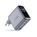 Tech-Protect PowerVision NC140W-GaN USB-A, 3xUSB-C Network Charger PD 140W / QC3.0 Dark Grey