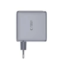 Tech-Protect PowerVision NC140W-GaN USB-A, 3xUSB-C Network Charger PD 140W / QC3.0 Dark Grey