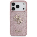 Guess Fixed Glitter Big 4G Apple iPhone 18 Pro / 17 Pro pink