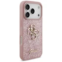 Guess Fixed Glitter Big 4G Apple iPhone 18 Pro / 17 Pro pink