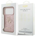 Guess Fixed Glitter Big 4G Apple iPhone 18 Pro / 17 Pro pink