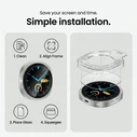 Tech-Protect Easy Set+ Samsung Galaxy Watch 8 / 9 40mm Clear [2 PACK]