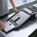 Tech-Protect Defender S70 Ryanair & Wizzair Travel Laptop Cabin Backpack 24L 40x30x20 Urban Grey
