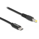 Καλώδιο Τροφοδοσίας Delock 87978, USB-C σε 5.5x2.5mm, 1.5m, μαύρο