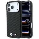 BMW M Carbon Metal Logo MagSafe Apple iPhone 18 Pro / 17 Pro black