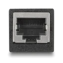 Σύνδεσμος Δικτύου Delock RJ45 88003, θηλυκό σε θηλυκό, Cat.6, μαύρος