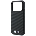 BMW M Carbon Metal Logo MagSafe Apple iPhone 18 Pro Max / 17 Pro Max black