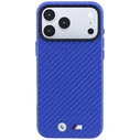 BMW M Carbon Metal Logo MagSafe Apple iPhone 18 Pro Max / 17 Pro Max blue