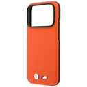 BMW M Quadrille Kevlar Metal Logo MagSafe Apple iPhone 18 Pro Max / 17 Pro Max orange