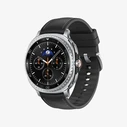 Samsung Galaxy Watch8 Classic LTE Stainless Steel 46mm Αδιάβροχο με eSIM και Παλμογράφο (Μαύρο)