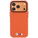 BMW M Quadrille Kevlar Metal Logo MagSafe Apple iPhone 18 Pro / 17 Pro orange