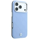 BMW Sign Deboss Quilted Metal Logo MagSafe Apple iPhone 18 Pro / 17 Pro blue