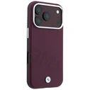 BMW Sign Inclined Deboss Letters MagSafe Apple iPhone 18 Pro Max / 17 Pro Max burgundy
