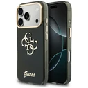 Guess IML 4G Script Metal Apple iPhone 18 Pro / 17 Pro black