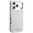 Karl Lagerfeld Grained Elongated Logo MagSafe Apple iPhone 18 Pro / 17 Pro beige