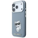 Karl Lagerfeld Smooth Choupette Sketch MagSafe Apple iPhone 18 Pro / 17 Pro light blue