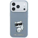 Karl Lagerfeld Smooth Choupette Sketch MagSafe Apple iPhone 18 Pro / 17 Pro light blue