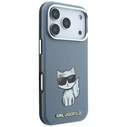 Karl Lagerfeld Smooth Choupette Sketch MagSafe Apple iPhone 18 Pro / 17 Pro light blue