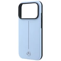Mercedes Leather Semi Wrap Iconic Line MagSafe Apple iPhone 18 Pro / 17 Pro blue