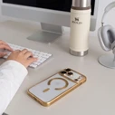Tech-Protect Magflex MagSafe Apple iPhone 17 Pro / 18 Pro Shiny Gold