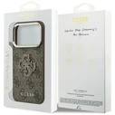 Guess 4G & Big Resin Logo Apple iPhone 18 Pro Max / 17 Pro Max brown