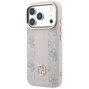 Guess 4G with Stripe Round and Classic Logos MagSafe Apple iPhone 18 Pro / 17 Pro pink