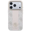 Guess 4G with Stripe Round and Classic Logos MagSafe Apple iPhone 18 Pro / 17 Pro pink