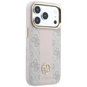 Guess 4G with Stripe Round and Classic Logos MagSafe Apple iPhone 18 Pro / 17 Pro pink