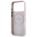 Guess 4G with Stripe Round and Classic Logos MagSafe Apple iPhone 18 Pro / 17 Pro pink
