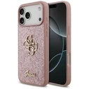 Guess Fixed Glitter Big 4G Apple iPhone 18 Pro Max / 17 Pro Max pink