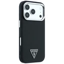 Guess Grained Triangle Logo MagSafe Apple iPhone 18 Pro / 17 Pro black