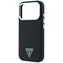 Guess Grained Triangle Logo MagSafe Apple iPhone 18 Pro / 17 Pro black