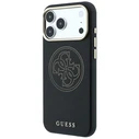 Guess Perforated 4G Gold Logo MagSafe Apple iPhone 18 Pro / 17 Pro black