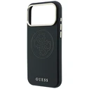 Guess Perforated 4G Gold Logo MagSafe Apple iPhone 18 Pro / 17 Pro black