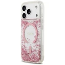 Guess Resin Bottom Glitter MagSafe Apple iPhone 18 Pro / 17 Pro pink