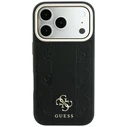 Guess Stripe Peony 4G Logo MagSafe Apple iPhone 18 Pro / 17 Pro black
