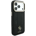 Guess Stripe Peony 4G Logo MagSafe Apple iPhone 18 Pro / 17 Pro black