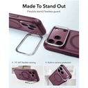 ESR Classic Hybrid Kickstand MagSafe Apple iPhone 17 Pro Max / 18 Pro Max Frosted Deep Burgundy