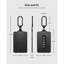 Spigen TO243 Tesla Key Card Holder Black