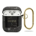 Guess GUACA2TPUMABK Apple AirPods cover black Marble Collection