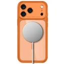 Tech-Protect MagPeak MagSafe CC Apple iPhone 17 Pro Max / 18 Pro Max Cosmic Orange/clear