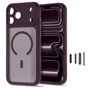Tech-Protect MagPeak MagSafe CC Apple iPhone 17 Pro Max / 18 Pro Max Matte Dark Cherry