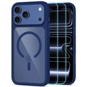 Tech-Protect MagOne MagSafe CC + 2x Glass Apple iPhone 17 Pro Max / 18 Pro Max Deep Blue/clear