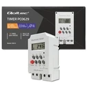 Χρονοδιακόπτης Ράγας Qoltec Electronic timer PC0629, DIN rail