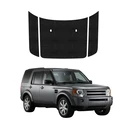 GrizzGlass HeavyDuty Black Hood Protective Film Land Rover Discovery 3 (2004-2009) [3in1]